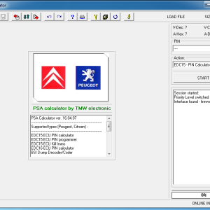 PSA CALCULATOR for PEUGEOT / CITROEN Immo PIN Programmer