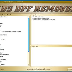 ADS DPF Remover